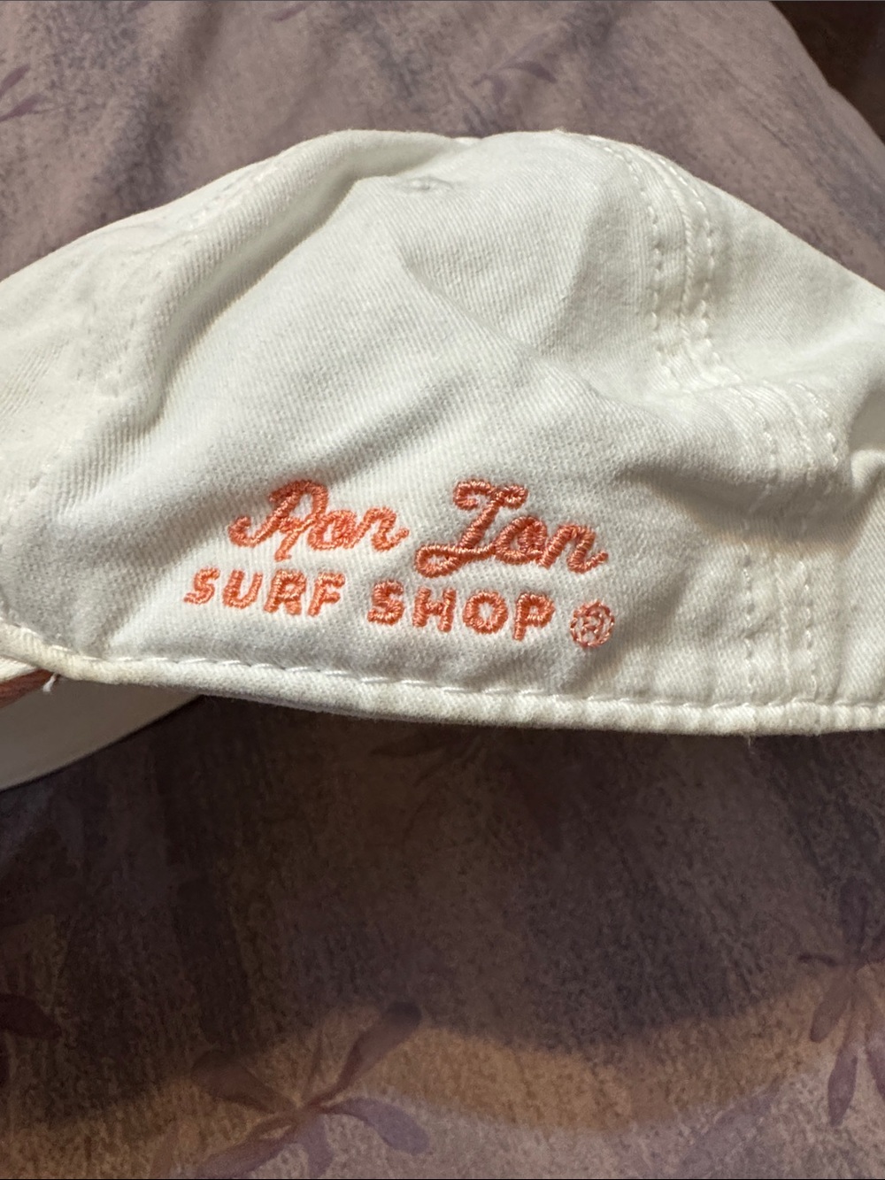 Ron Jon women’s white Baseball Cap with pink Starfish Embroidery. - Picture 2 of 5